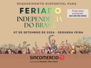 FERIADO – REQUERIEMENTO PARA 07/09/2026